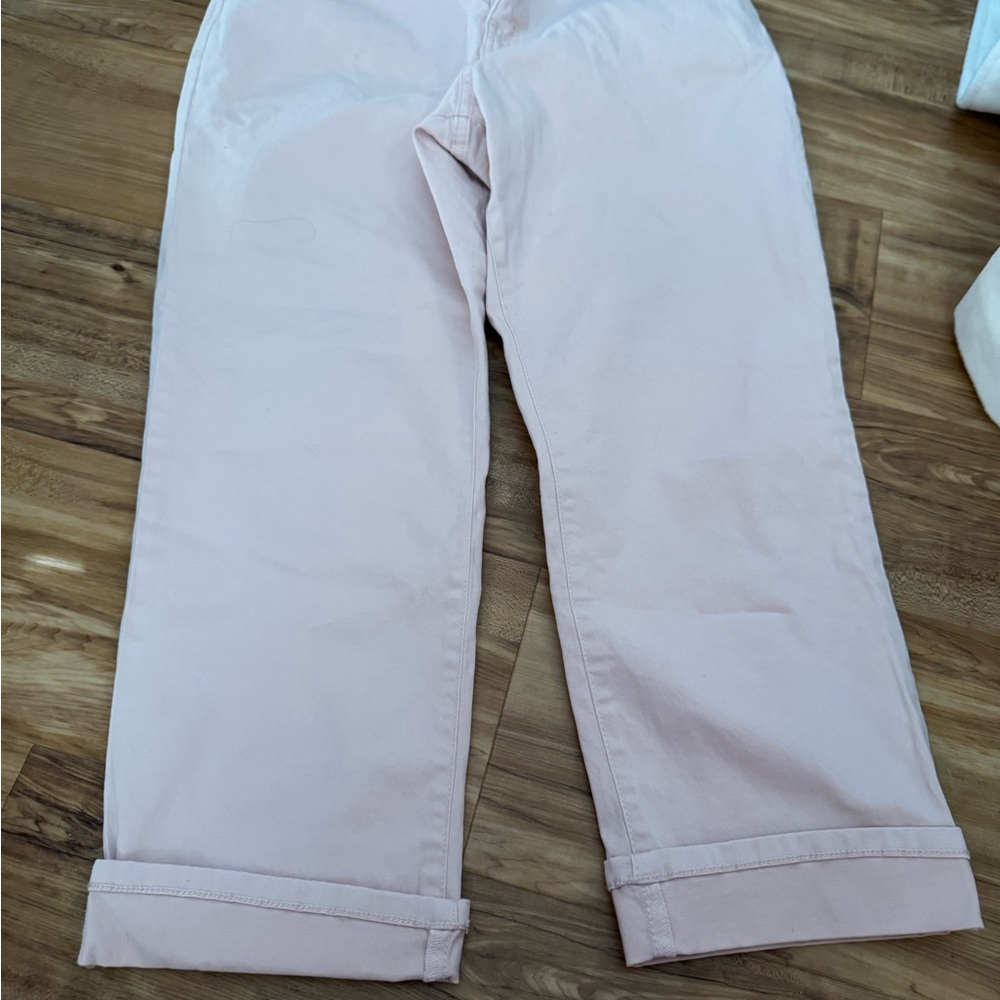 Lavendar Cuffed Capris